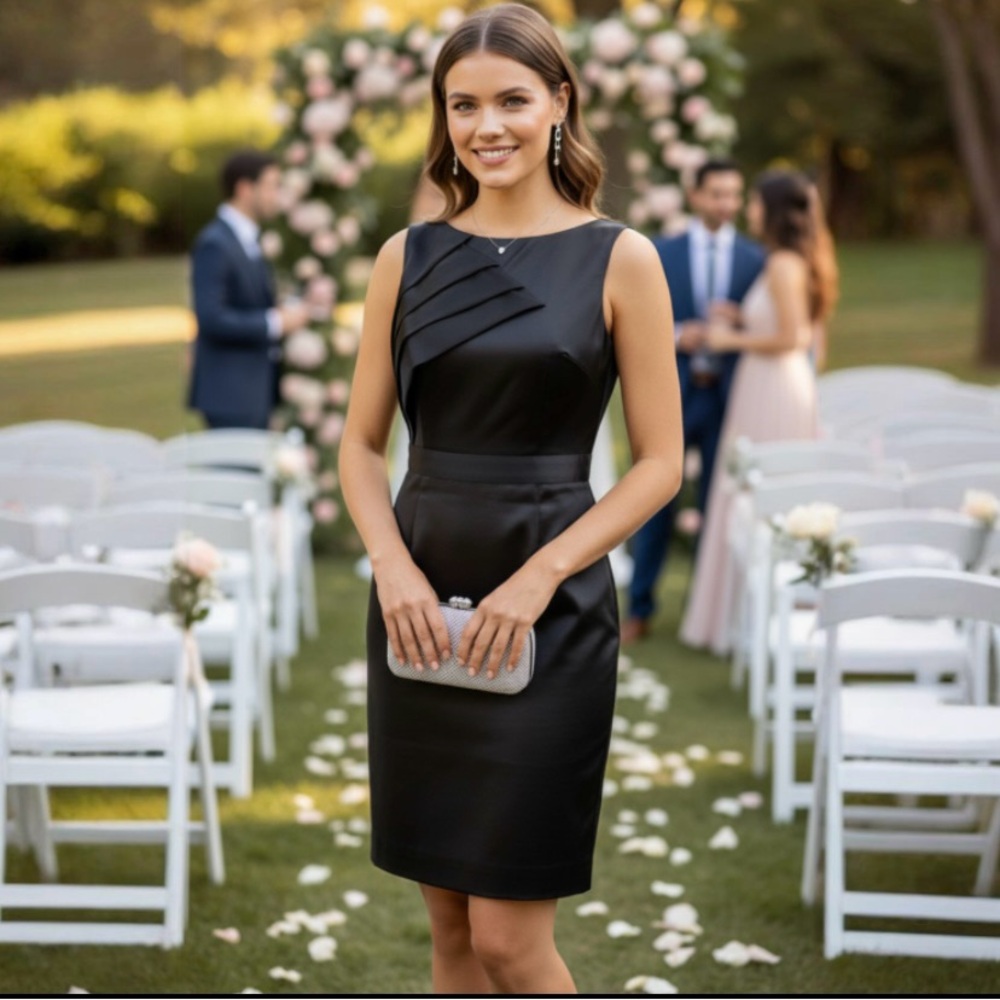 Max & Cleo Black Sleeveless Dress - Picture 4 of 16